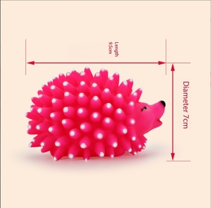 Juguete de Goma para Perros con Forma de Erizo, Juguete Masticable para Entrenamiento, Limpieza de Dientes y Dentición - Product Image 2