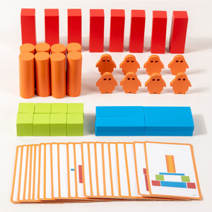 Pinguino per bambini Set di blocchi di costruzione creativa torre di impilamento giocattoli educativi per i bambini con carte di attività - Product Image 2