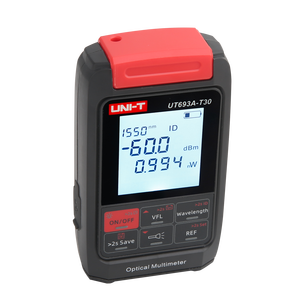 UNI-T UT693A-T30 เครื่องวัดพลังงานแสงแบบมัลติฟังก์ชั่นพร้อมเครื่องทดสอบสายเคเบิล 30mW VFL RJ45 -70 ถึง +10dBm ระดับความแม่นยำ -60dBm~+3dBm - Product Image 1