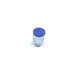 Mango de botón de cabeza moleteado de acero inoxidable, Pin de émbolo cargado de aleación, resorte de indexación de índice retráctil pequeño, azul, 20mm x 10mm