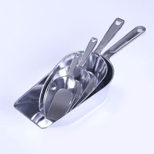 Promotional OEM Golden Supplier Cube Ice Scoop Tea Coffee Bean Ice Cube Shovel