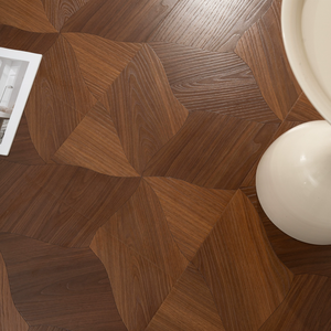 Plancher en bois composite renforcé <span class=keywords><strong>à</strong></span> motif de feuille de lotus, crème, chevrons, résistant <span class=keywords><strong>à</strong></span> l'eau, résistant <span class=keywords><strong>à</strong></span> l'usure, stratifié diamant pour la maison - Product Image 2