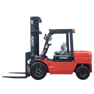 Produsen Portabel 2.0 2.5 Ton Diesel Power Forklift truk dengan pandangan lebar tinggi dupleks triplek kontainer tiang