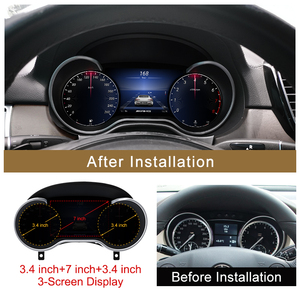 Velocímetro digital con pantalla LCD de 12.3 pulgadas para Mercedes Benz ML/GL/G/GLE/GLS, actualización de reequipamiento. - Product Image 4