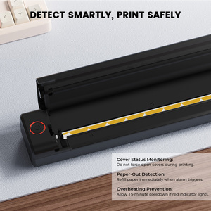 NEWYES imalatı LD0803 taşınabilir Mini termal yazıcı A4 kablosuz BT akıllı el ofis kullanımı için mobil verimsiz yazıcı - Product Image 4