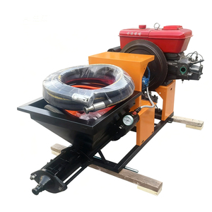 Mortier 12HP mélangeant la machine de pulvérisation de <span class=keywords><strong>ciment</strong></span> de rendu de plâtrage de mur de criblage de pompage - Product Image 1