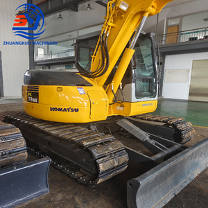 Excavatrice à moteur Cummins d'occasion de 7,8 tonnes, machine d'origine japonaise Komatsu Pc78us, excavatrice multifonctionnelle à chenilles à vendre - Product Image 4