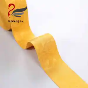 Tùy chỉnh in đầy màu sắc Polyester Webbing dệt kim <span class=keywords><strong>Jacquard</strong></span> ban nhạc đàn hồi cho áo ngực/Đồ lót - Product Image 1