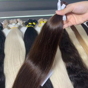 Extensions de cheveux bruns foncés chauds prix de gros usine 2025 droite humaine brute vietnamienne Premium - Product Image 1