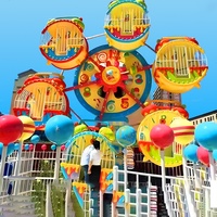 Kinderattraktion Vergnügungspark Fahrgeschäfte Themenpark 12-Sitzer Mini-Riesenrad für Kinder