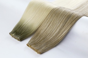Nouvelle conception 2026, cheveux humains 100% naturels de qualité supérieure, vierges Remy européens, lisses naturels, cuticules alignées, pointes pleines, 14-26 pouces, lisses - Product Image 3