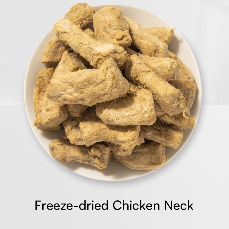 Coles de poulet lyophilisées