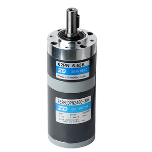 ZD moteur 32mm 42mm 52mm 62mm 20W-550W 24V 48Vt brosse ou moteur à engrenage planétaire à courant continu sans balais Z62BLDPN2460-30S/62PN _ K - Product Image 5