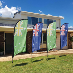 Custom Printed Feather Banner Flags Digital Printing Promotional Advertising Feather Flags