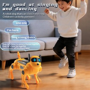 Kit de codage DIY pour chien robot IA à 13 commandes vocales avec modes <span class=keywords><strong>Patrouille</strong></span> et Danse, <span class=keywords><strong>Jouet</strong></span> interactif intelligent, <span class=keywords><strong>Jouet</strong></span> éducatif STEM pour enfants - Product Image 4