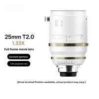 Objectif de cinéma manuel anamorphique grand angle plein format EPIC Series 25/35/50/65/75/135mm 1.33X