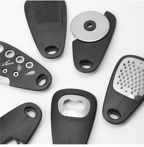 Ensemble d'outils de cuisine multifonctionnels SYH1402 en gros, 6 pièces, ouvre-bouteille manuel, éplucheur de fruits/légumes, couteau à pizza - Product Image 6