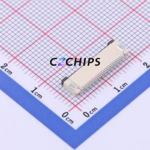 FPC-0.5FX-26PWBH20 FFC/FPC Connector SMD,P=0.5mm Connector Flip Cover Type Bottom Contact 26P 0.5mm - Product Image 2