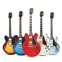 Untuk Gitar Jazz ES-335 Body Maple & Fretboard Ebony Electric Hollowbody-Casino 339 Model Sheraton Broadway