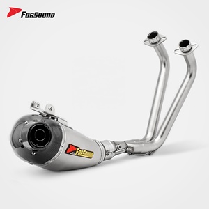 Sistema de escape completo Forsound Factory con silenciador de salida inferior y tubo de escape para motocicleta MT-07, <span class=keywords><strong>precio</strong></span> mayorista - Product Image 6