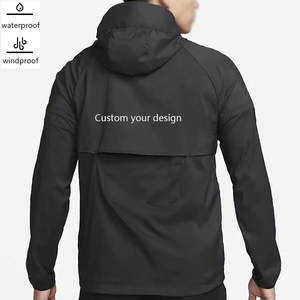 Custom Windbreaker Waterproof <strong>Jacket</strong> <strong>Summer</strong> Thin Outdoor Casual Running Hooded OEM Wholesale <strong>Mens</strong> <strong>Jackets</strong> - Product Image 2