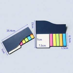 Custom Reusable Sticky Notes Set Kraft Paper <b>Memo</b> <b>Pads</b> with Color Tabs, Tear Off Notepads for Office, School, Promotional Gifts - Product Image 4