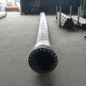 Spiral Wire Reinforced <b>Rubber</b> Hose with Flanged Ends for Cement Transfer Cement <b>Rubber</b> Hose, - Product Image 2