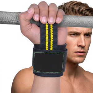 New Arrival High Quality Neoprene Cotton Gym Workout Equipment Adjustable Power <b>Straps</b> Anti-Slip Breathable for Closure - Product Image 1