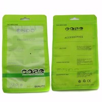 Sacs transparents zip-lock en plastique brillant avec impression de logo personnalisé pochette d'emballage pour housse de téléphone portable câbles Usb