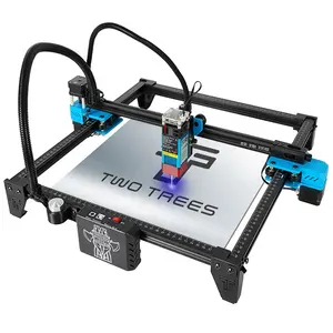 TWOTREES 10w 40W נייד דיודה 3 d לייזר מכונת חיתוך, לייזר אורך גל 445nm CNC לייזר חרט חותך למכירה