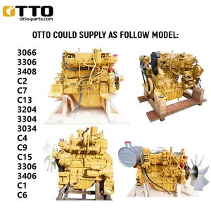 OTTO Cat Mesin 3408 3204 3116 3066 3406 3306 C13 C7 S6k C18 C9 Mesin Assy Excavator Motor untuk Cat Mesin Diesel