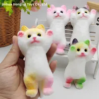 Jouets anti-stress, jouet à presser en forme de chat, soulagement du stress, vente chaude, célébrité d'Internet, poupée réaliste à presser en forme de chat, figurine, cadeau, modèle