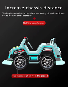 Paseos de atracciones, tracción en las cuatro ruedas, supercoche de ruedas grandes, coche de parachoques, coche eléctrico para niños - Product Image 4