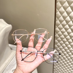 Montures de lunettes surdimensionnées en métal style artistique, verres en résine pleine monture, tendance mode unisexe Danyang 6400 - Product Image 4