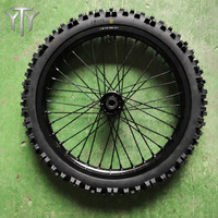 2026 Sur-Ron Light Bee 2ème Génération Kit de Conversion Roues Enduro pour Vélo Électrique 16/19 Pouces, Moyeux en Aluminium CNC Noir, Pneus de Moto Tout-Terrain