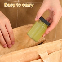 Botol kaca 60ml bening bentuk silinder harga grosir botol kaca kecil dengan tutup botol kaca Mini