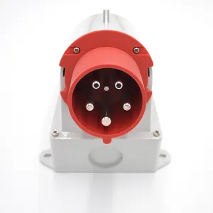 Hot sell industrial plug & socket,63amp industrial plug & socket surface mounted plug