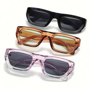 Lunettes de soleil tendance 2022, monture dégradée violette, UV400, petites lunettes de soleil œil de chat pour femmes - Product Image 1