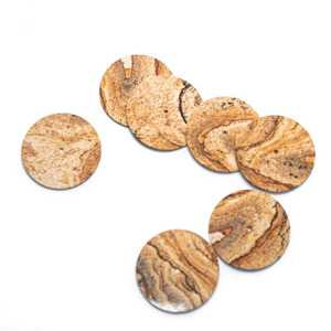Cadran de montre en pierre de jaspe naturel, 28,5 mm x 31,5 mm, pour mouvements NH35, 9015, SW200, pour la fabrication de montres personnalisées OEM/ODM de marque unique. - Product Image 3