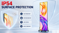 Écran LED Transtech Poster V3 P1.56, affichage haute fréquence de rafraîchissement, résolution 3840 384*1296, HDR10+, Adobe RGB 98%, utilisation en intérieur