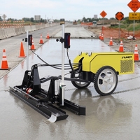 Machine de nivellement laser compacte à 2 roues pour béton, pour la construction routière