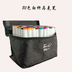 USA Mairun – Lot de 60 marqueurs d'art aquarelle/acrylique, pointe fine 1 mm, pointe biseautée 6 mm, double embout, matériau PP certifié - Product Image 6