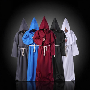 Medieval monk's robes Halloween cosplay antique monk's robes cosplay costumes nun's <b>clothes</b> wizard's <b>clothes</b> priest's <b>clothes</b> - Product Image 1