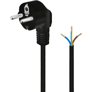 Enrouleur de tuyau tubulaire 15 m, 3 brins, 2,50 mm, couleur noire, idéal pour un usage industriel et domestique en applications de raccordement - Product Image 1