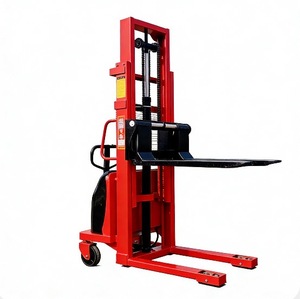 מקצועי כיתה סוללה מופעל stacker מעלית מלגזה תעשייתי נגד החלקה תעשייתית עם מסגרת פלדה מעובה עבור לוגיסטיקה - Product Image 1