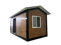 Casa Contenedor Prefabricada de Acero de Lujo, Desmontable, Moderna, Impermeable, con Techo a Dos Aguas, para Dormitorio, Villa, Apartamento, Oficina, Edificio