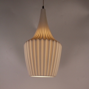 Lámpara de araña de cerámica moderna de nuevo diseño, luz colgante de estilo plisado, luz de techo para decoración del hogar - Product Image 2