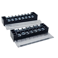 Bornes à vis fixes TB15A/25A/45A 3/4/5/6/7/8/10/12/15/20 pôles 600V, connecteurs de fils automobiles, barrière électrique