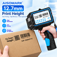 AISOMARK Premium Manual Printer Inkjet Genggam Baru untuk Botol, Tas, Karton, Tabung Plastik, Logam, Kulit, Mesin Mini Telur