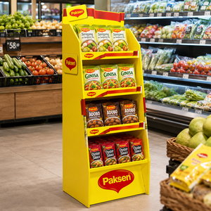 Expositor de Cartón Corrugado para Dulces de Chocolate, Impresión a Todo Color para Exhibición en Puntos de Venta de Supermercados - Product Image 2
